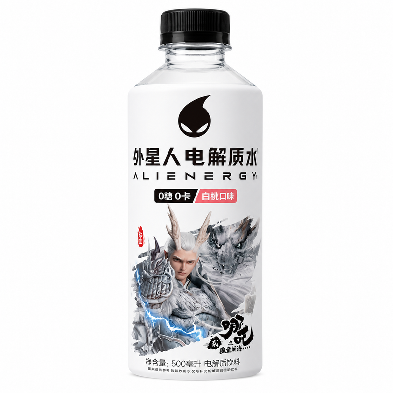 Elektrolytdryck vit persika 500ml