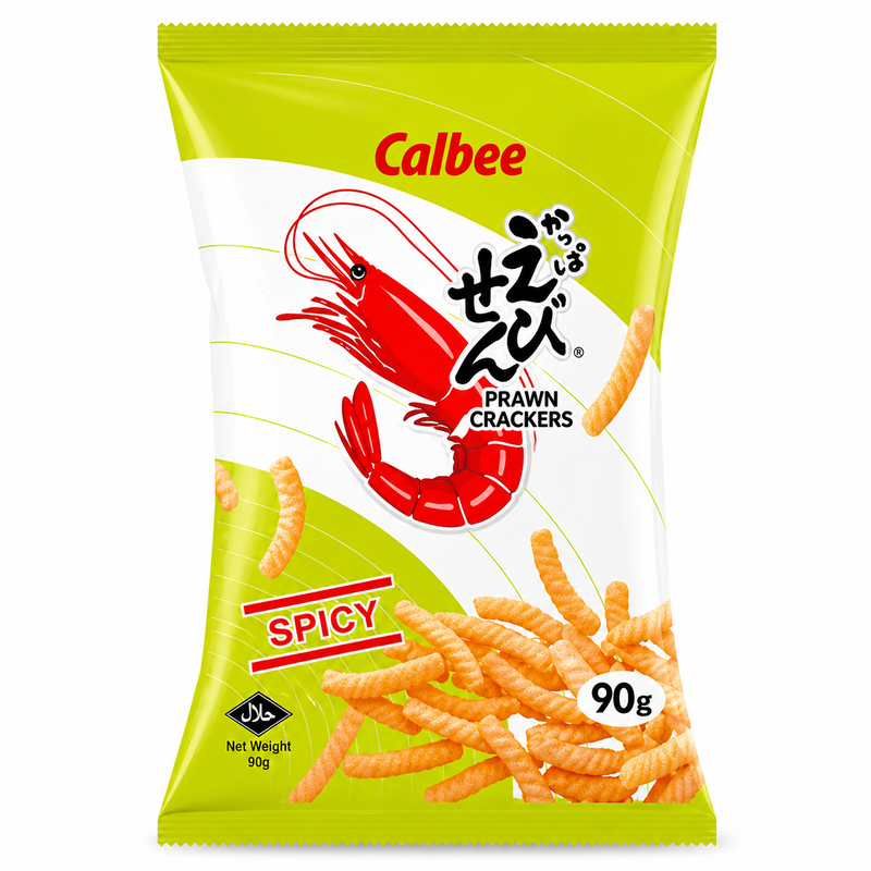 Calbee Räkchips stark smak 90g