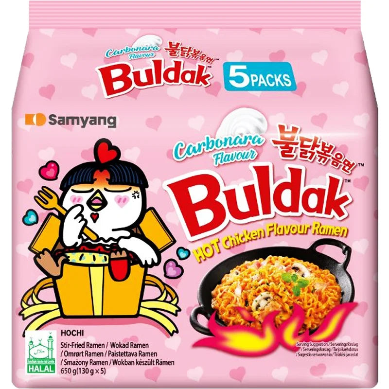 Samyang Hot Chicken Carbonara Ramen  三养火鸡面意式白酱风味 650g