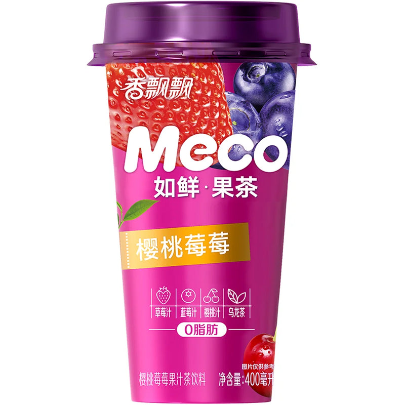 XPP Meco Cherry Strawberry Te 香飘飘樱桃莓莓果汁茶 400毫升