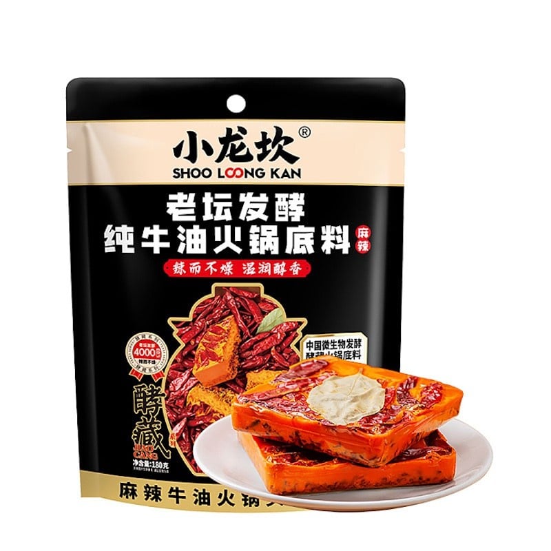 Shoo Loong Kan Hot Pot Base med Biff Smak 180g