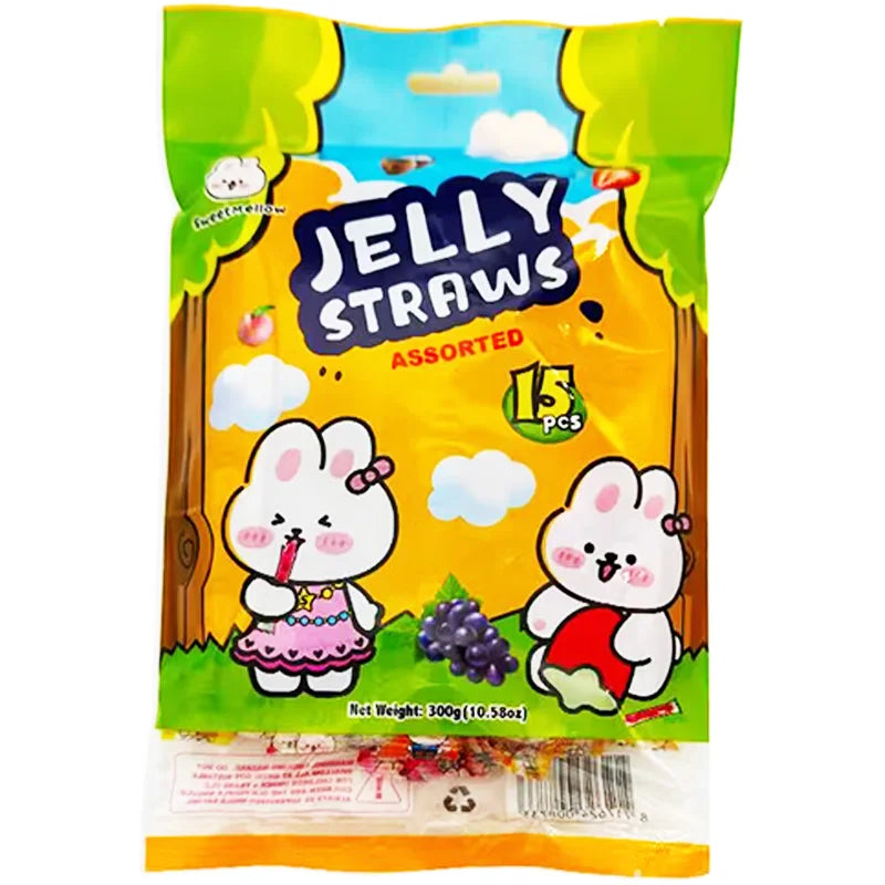 Sweet Mellow Geléstänger med Blandad Fruktsmak 300g