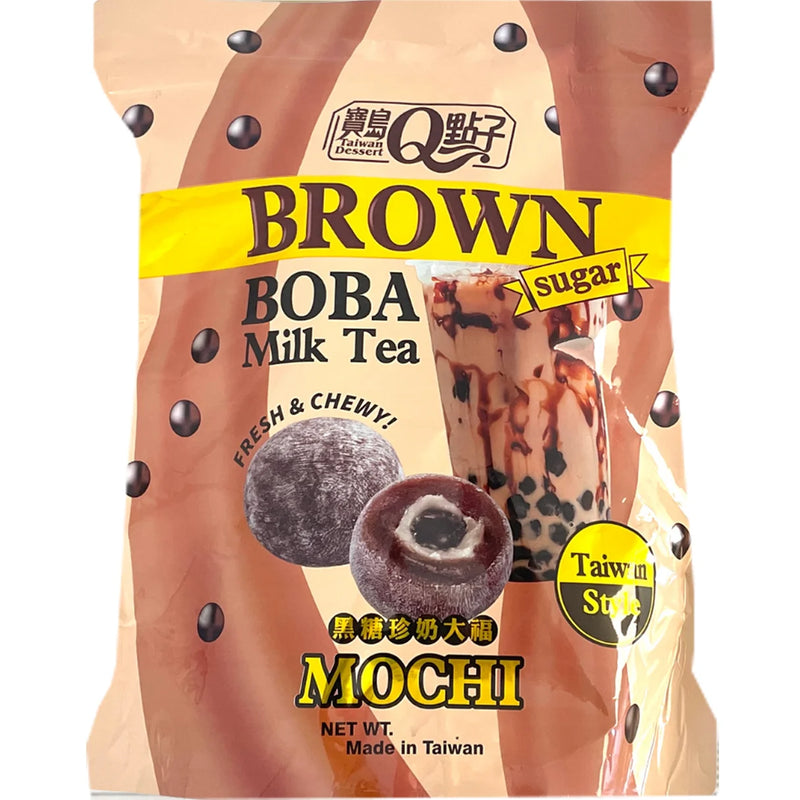 Taiwan Dessert Mochi med Brun Socker Bubble Milk Tea Smak 120g