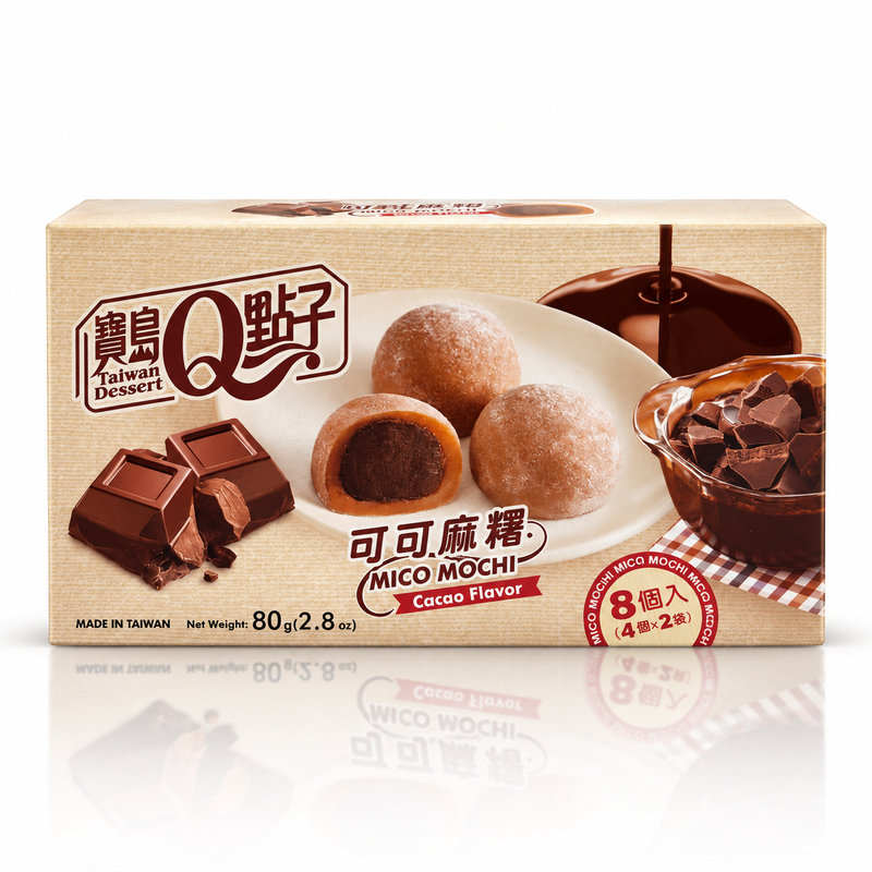 Taiwan Dessert Mico Mochi med kakaosmak 80g
