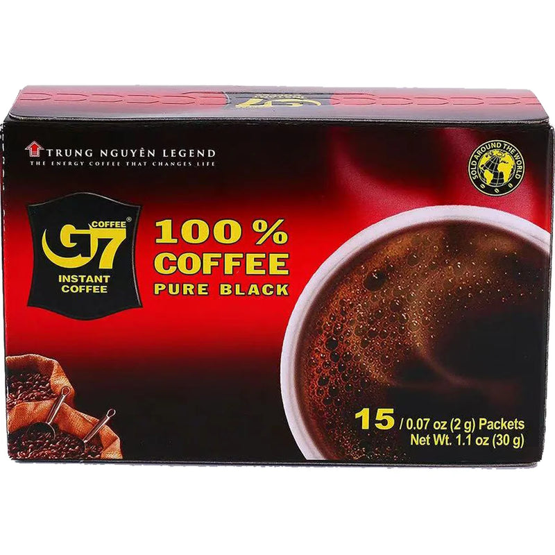 G7 Vietnamese Instant Black Coffee 30g