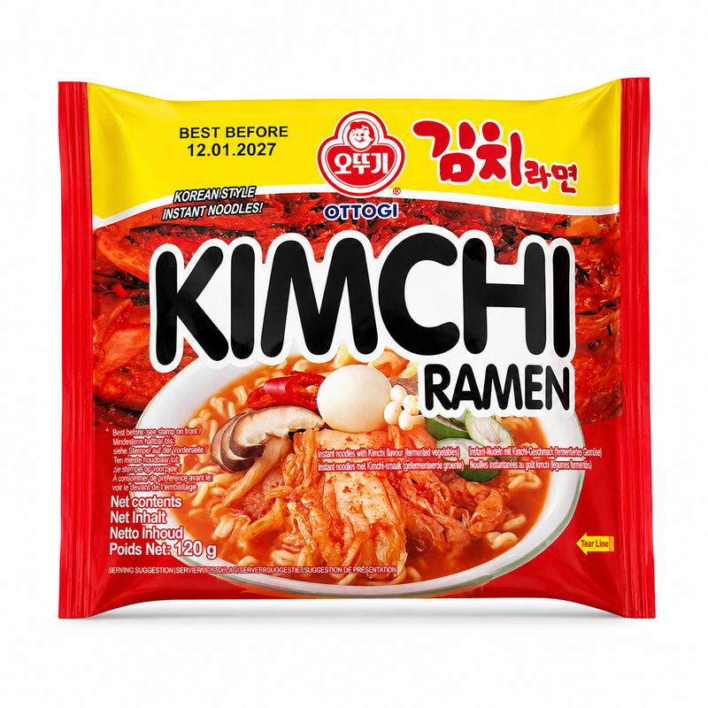 Ottogi Kimchi Ramen snabbnudlar 120g