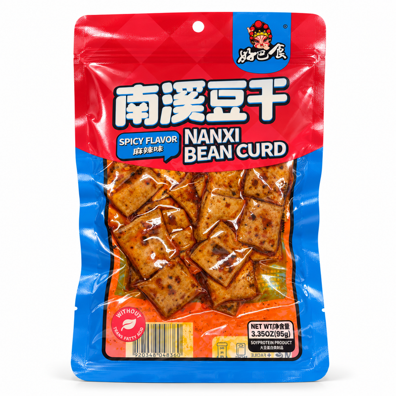 Hao Ba Shi Nanxi Torkad Tofu med Stark Smak 95g