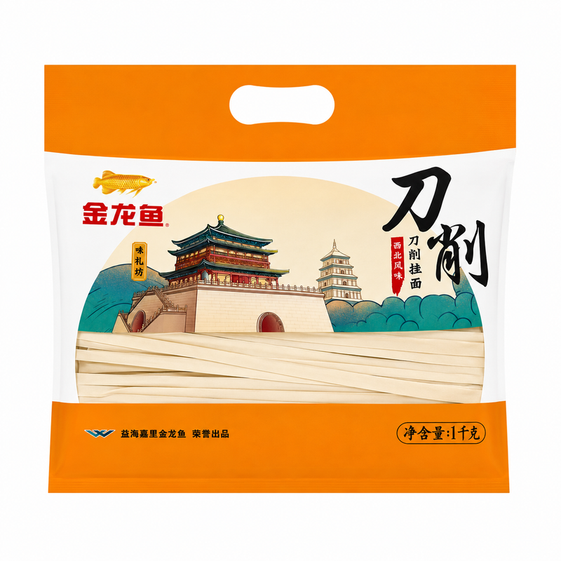 Jinlongyu Skurna Nudlar – Nordvästlig Stil 1kg