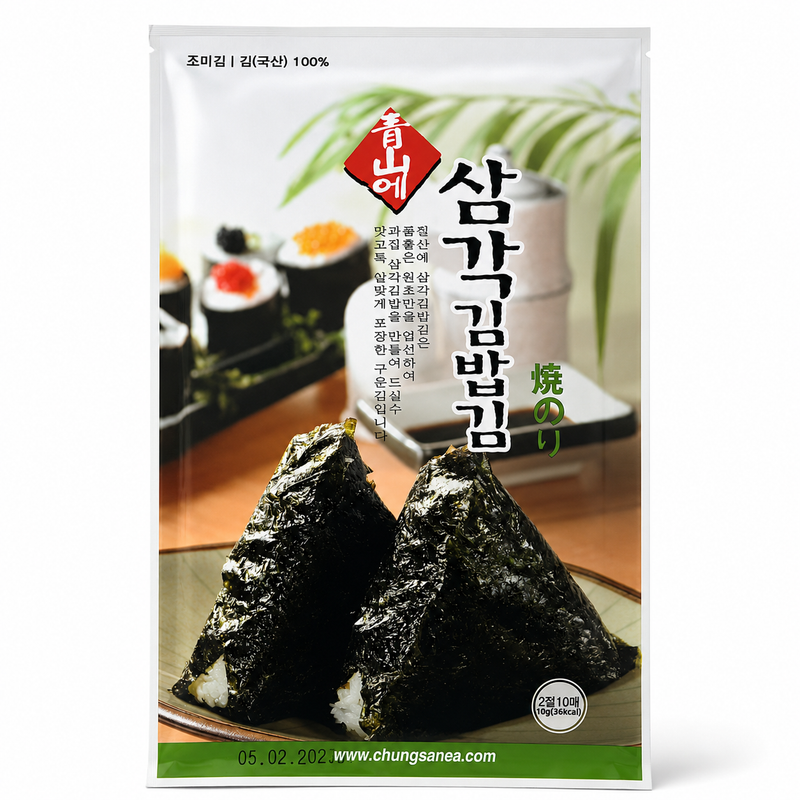 ChungSanEa Rostad nori för triangulär kimbap / onigiri 10g