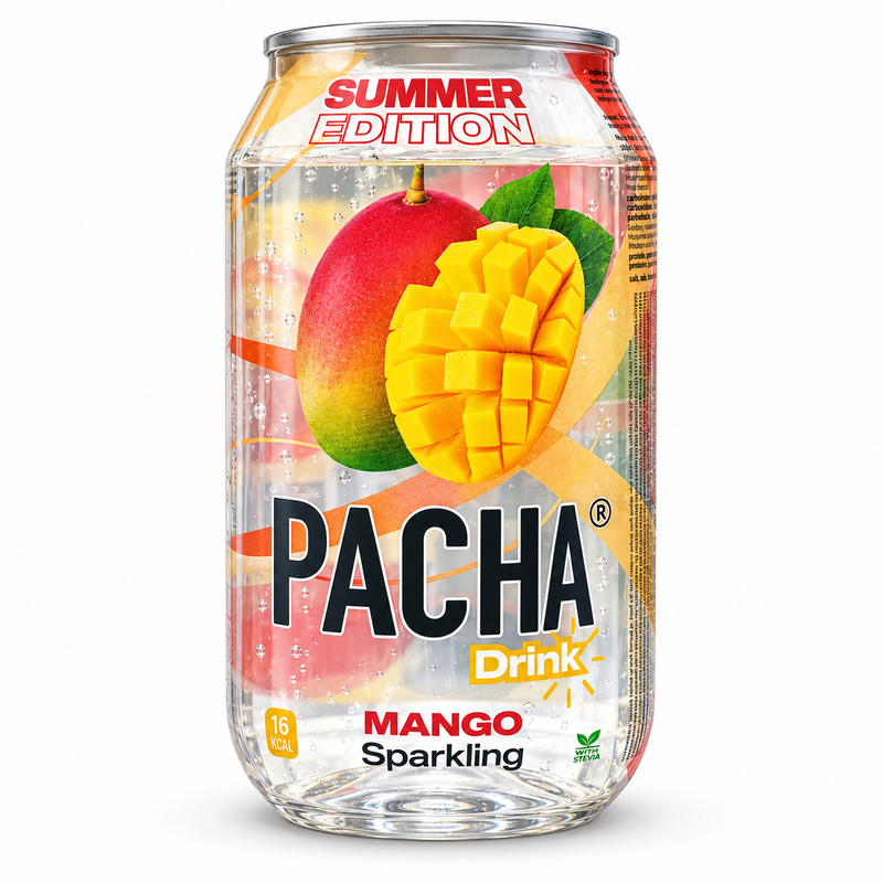 Pacha Kolsyrad Dryck med Mangosmak 330 ml