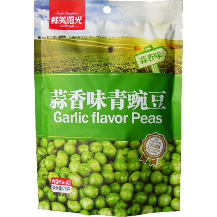 "Fresh Sunshine" Garlic Flavored Green Peas 75g