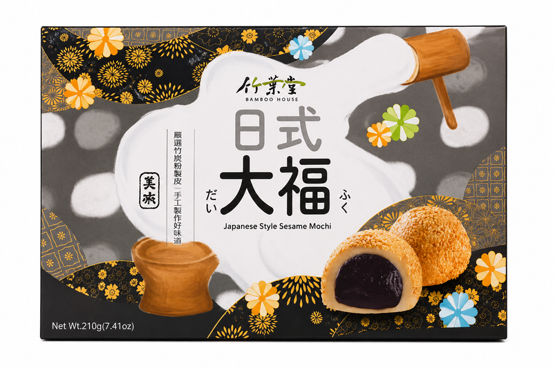 Bamboo House Japansk Matcha Mochi Daifuku 210g