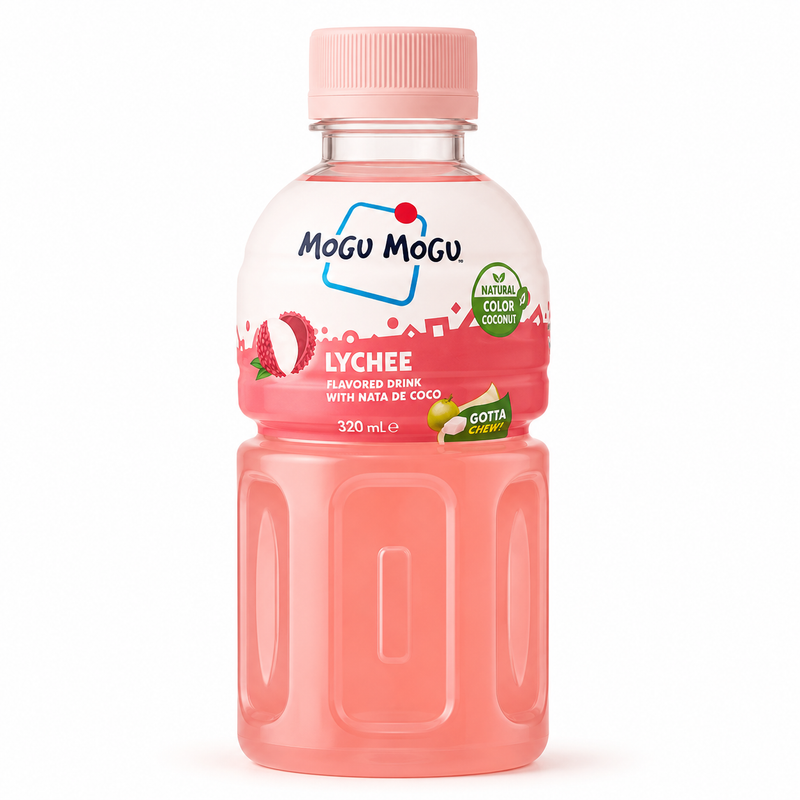 Mogu Mogu Lychee-dryck med nata de coco 320ml