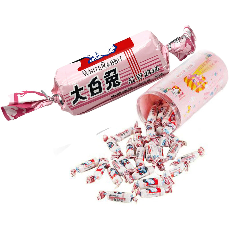 White Rabbit Red Bean Creamy Candy 大白兔红豆奶糖 39g