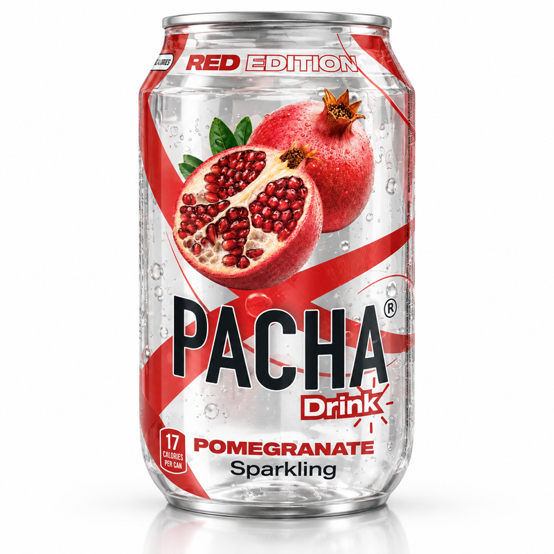 Pacha Kolsyrad Dryck med Granatäppelsmak 330 ml