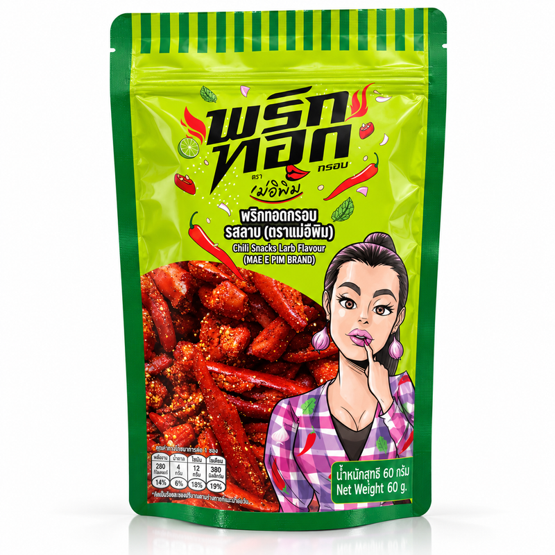 Mae Pim Krispiga Chilisnacks med Larbsmak 100g
