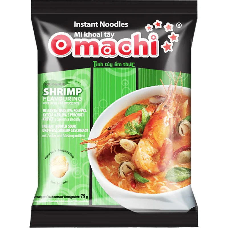 Omachi 酸辣虾味面 79g