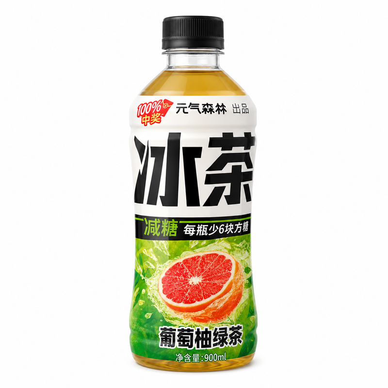 Is-te grönt te med grapefrukt 900ml