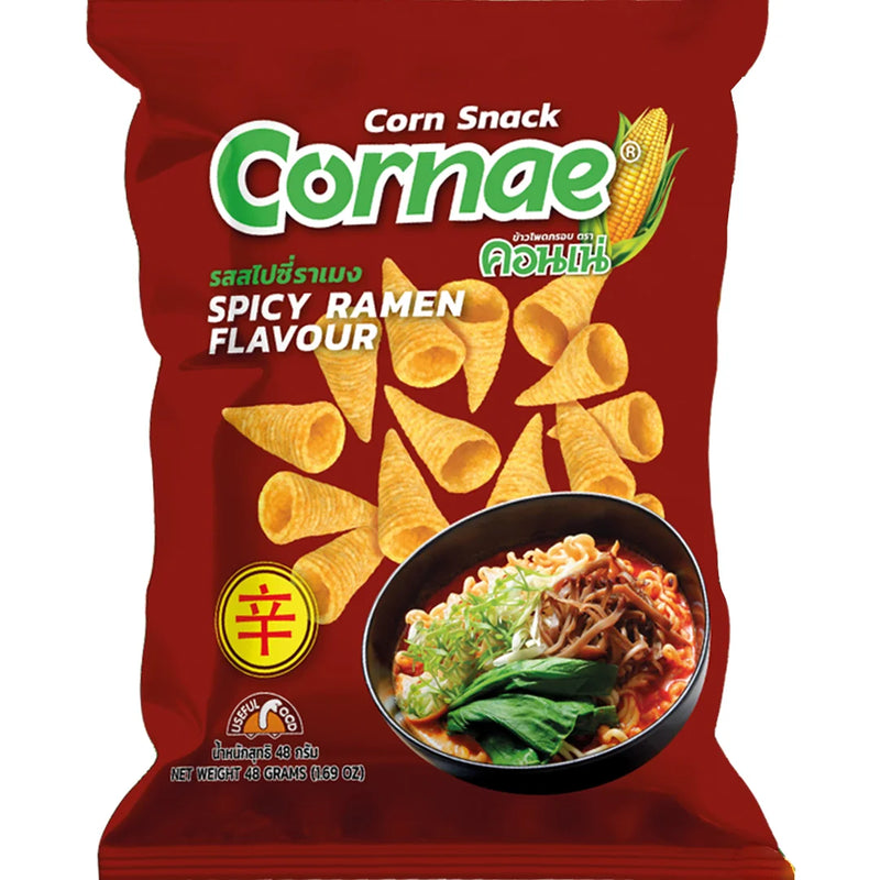 Cornae Corn Crisps Thai Spicy Ramen Flavour 48g
