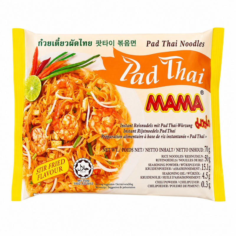 MAMA Snabbnudlar Pad Thai-smak 70g