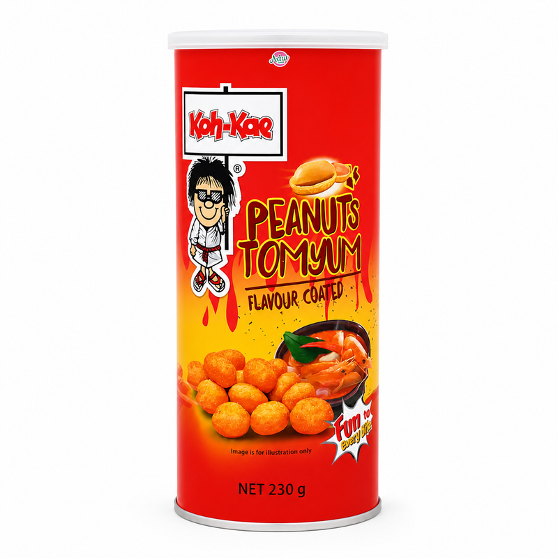 Koh-Kae Jordnötter med tom yum-smak 230g