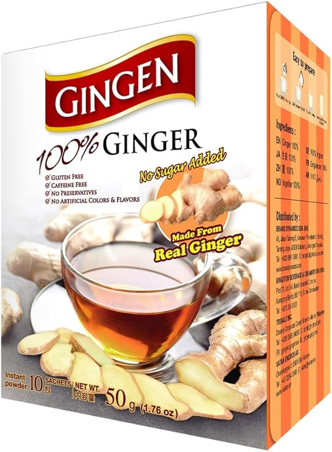 Gingen 100% Pure Instant Ginger Tea 50g