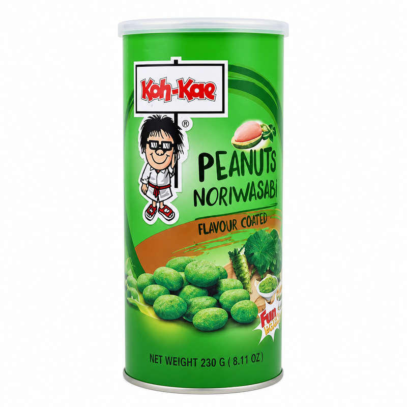 Koh-Kae Jordnötter med nori- och wasabismak 230g