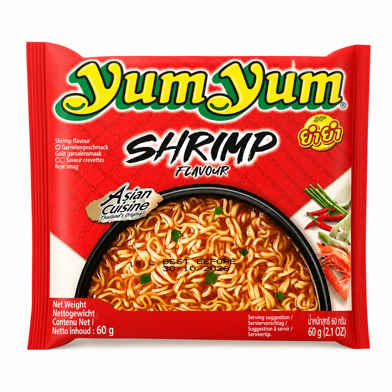 Yum Yum Snabbnudlar med räksmak 60g