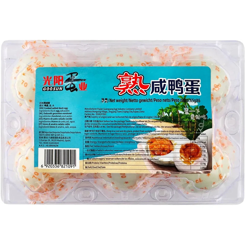 Goosun Kokta Saltade Ankägg 390g