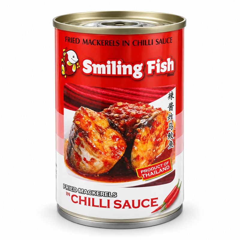 Smiling Fish Stekt Makrill i Chilisås 155g