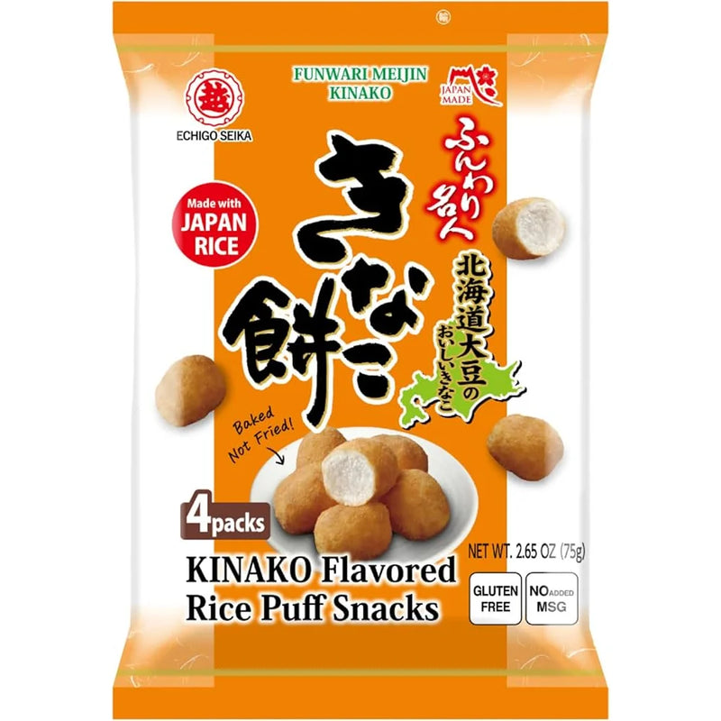 越後製菓 黄豆粉风味米果 北海道风味麻荖 75克