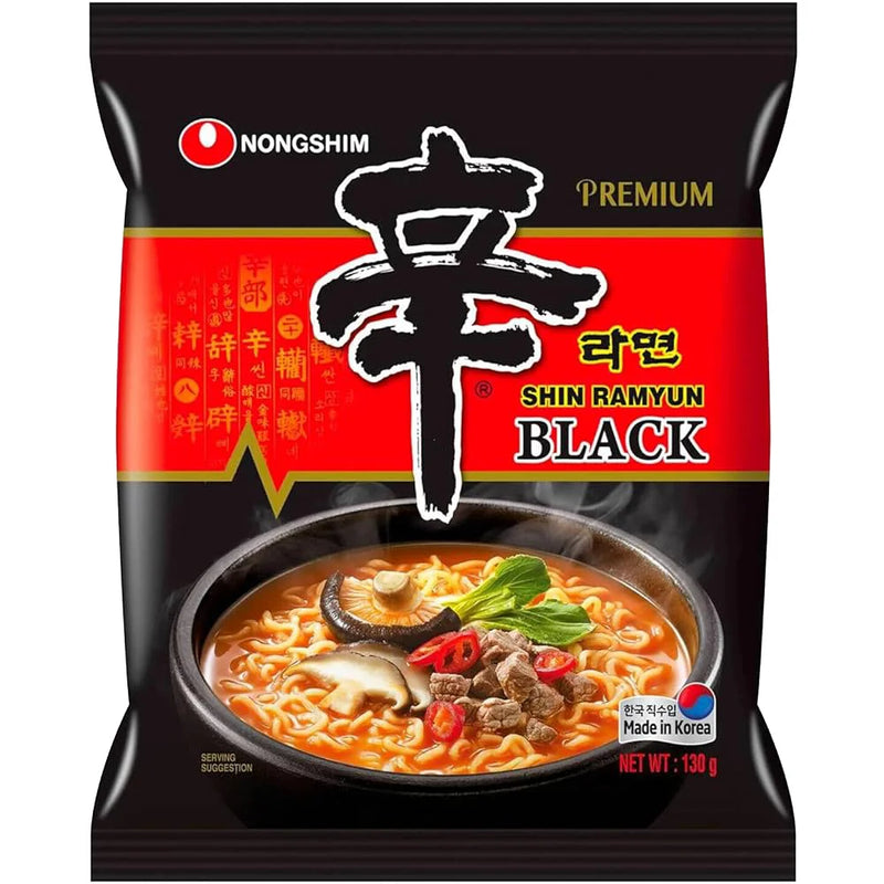 Nongshim Shin Ramen Noodle Black Premium 农心经典黑版辛辣面 134g