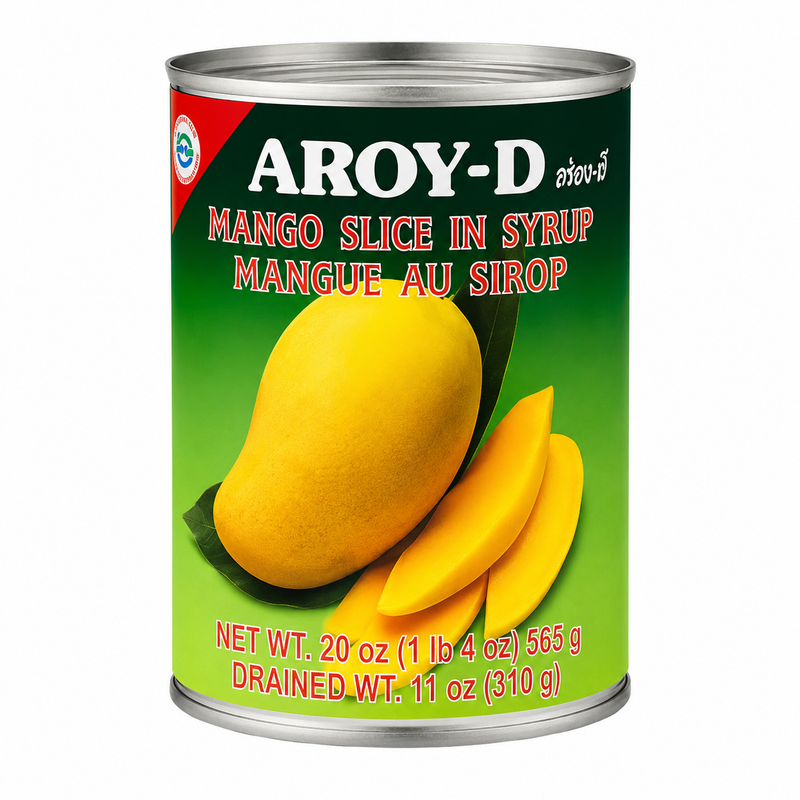 "Aroy-D" Mango Skiva i Sirap 425g