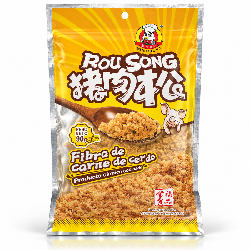Meng Fu Rou Song Krispigt Fläskköttsfloss 90g