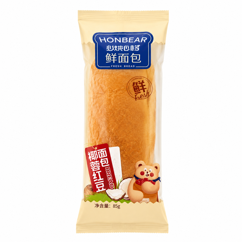 HONBEAR Kokosbröd med Rödbönsfyllning 85g