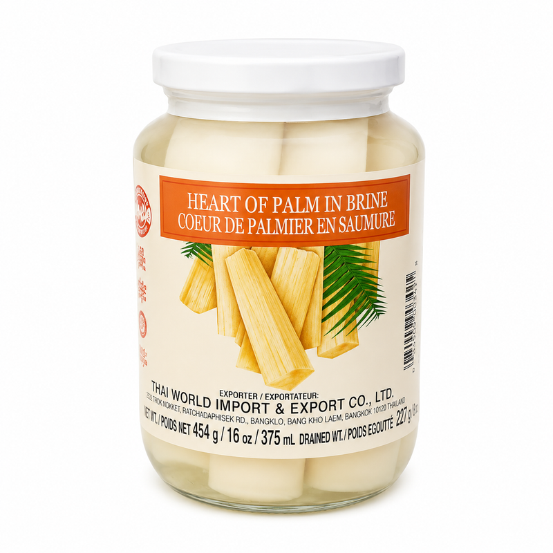 Thai World Palmhjärta i saltlag 454 g