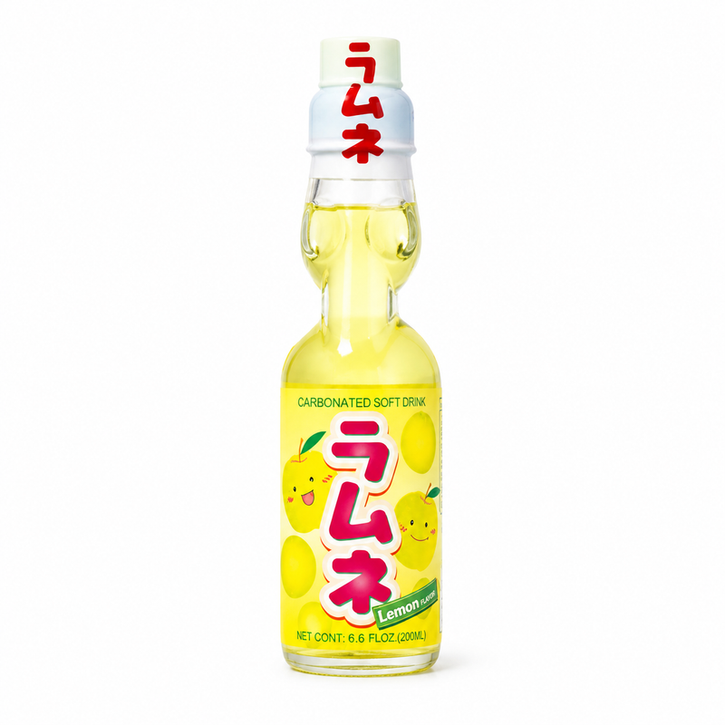 Ramune Kolsyrad läsk med äppelsmak 200ml