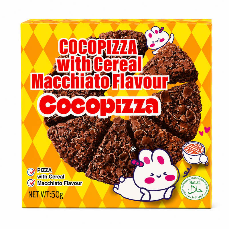 Cocopizza Chokladflingor Macchiato-smak 50g