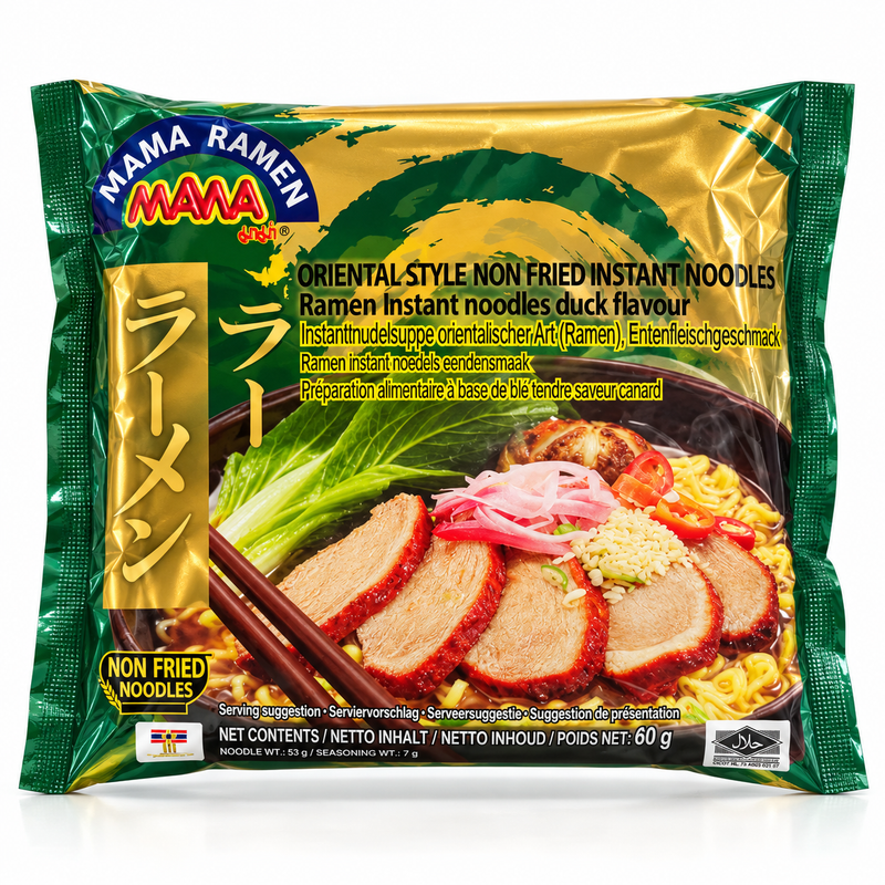 Mama Ramen Snabbnudlar med Anksmak 60g