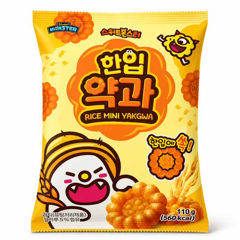 Sweet Monster Koreanska mini-honungskakor 110g