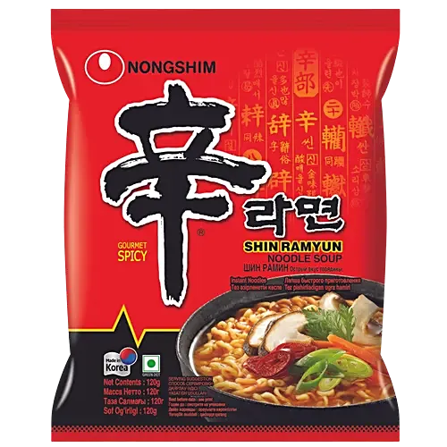 Nongshim Shin Ramyun Koreanska Starka Instantnudlar 120g