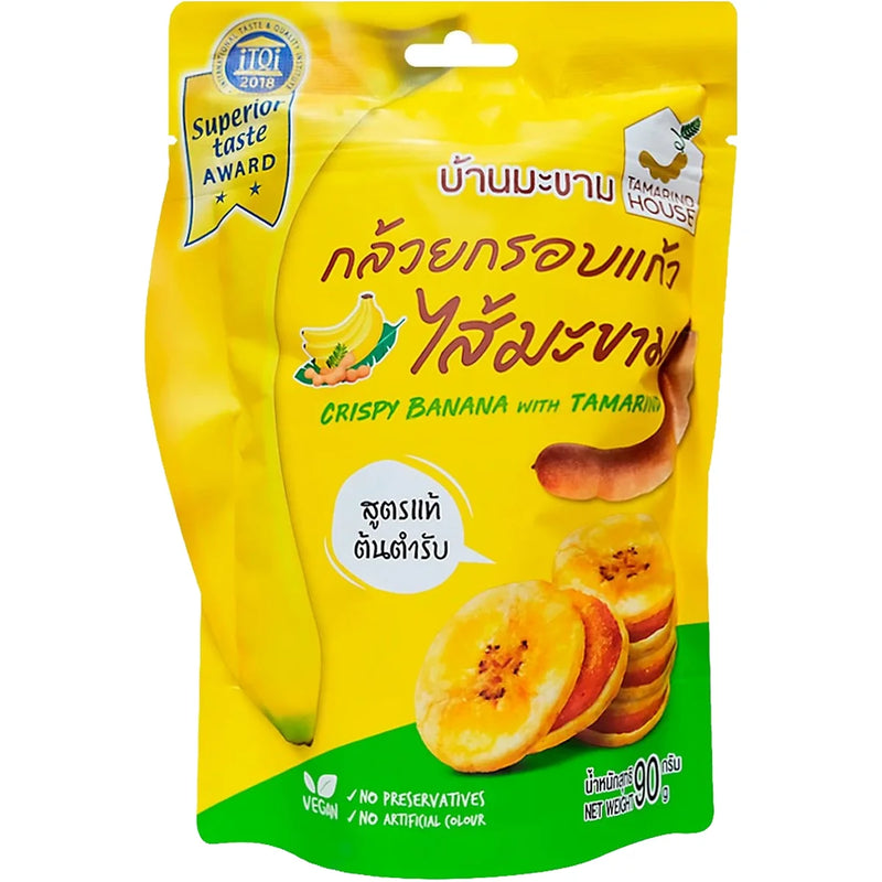 Tamarind House Crispy Banana with Tamarind 泰式香蕉罗望子脆片 90g