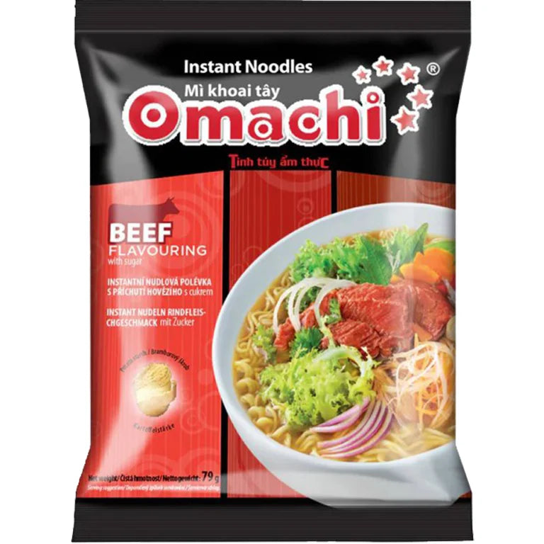 Omachi Instant Beef Noodles 大町牛肉面 80g
