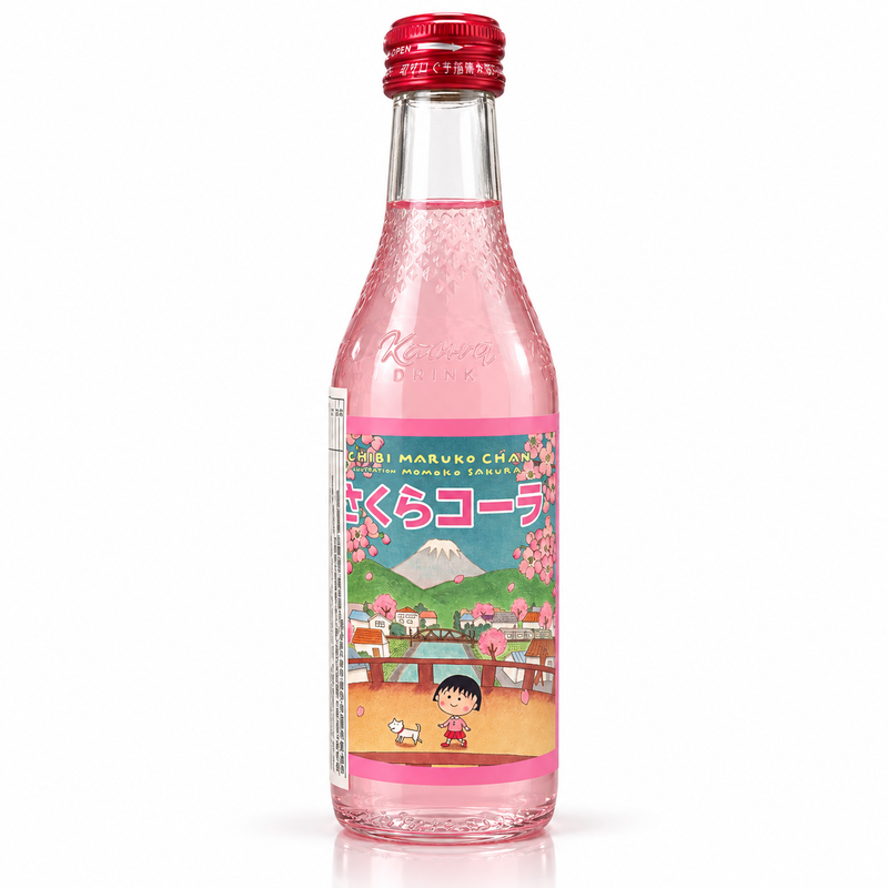 Kimura Chibi Maruko Chan Sakura Läsk 240 ml