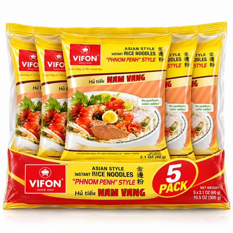 Vifon Hu Tieu Nam Vang Risnudlar 5 packs  5x60g