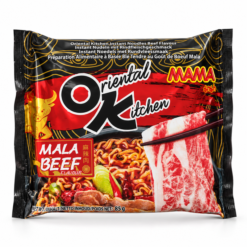 Mama OK Mala Snabbnudlar med Nötköttssmak 85g