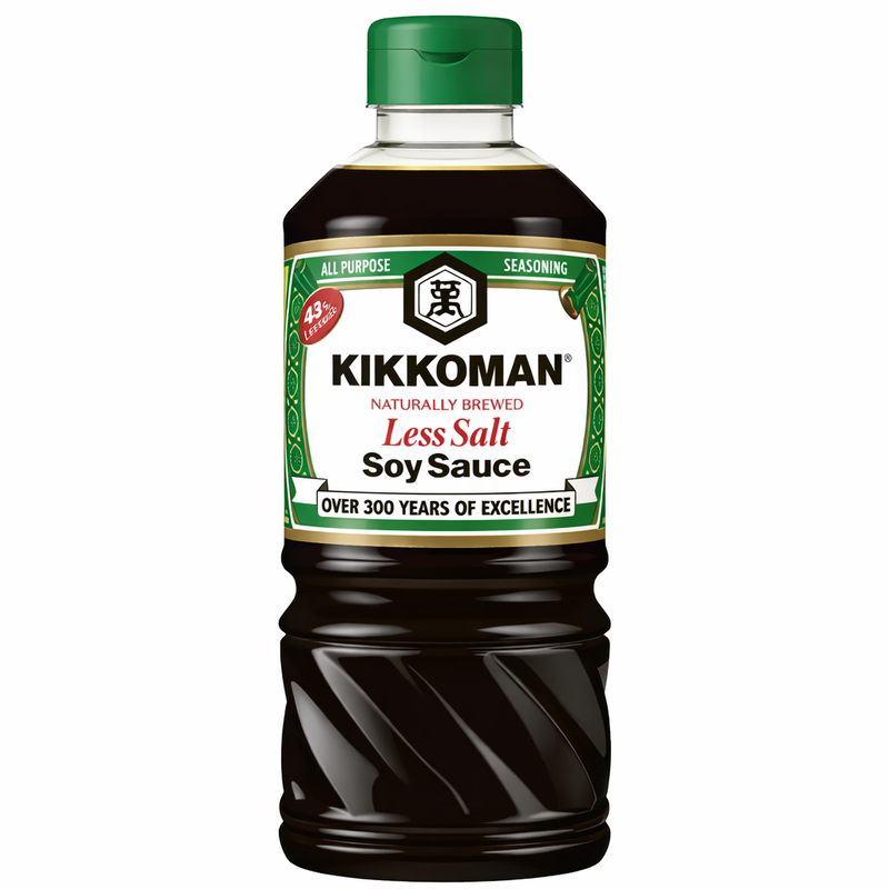 Kikkoman Naturligt Bryggd Sojasås med Mindre Salt 1L