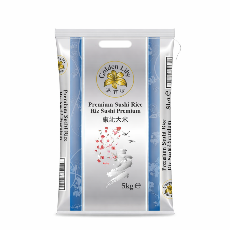 Golden Lily Nordöstra Ris (Sushi Ris) 5kg