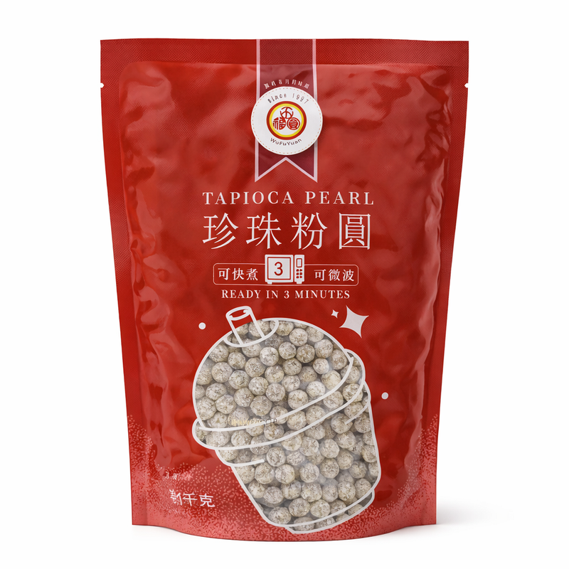 Wufuyuan Farinsocker Tapiokapärlor 1000g