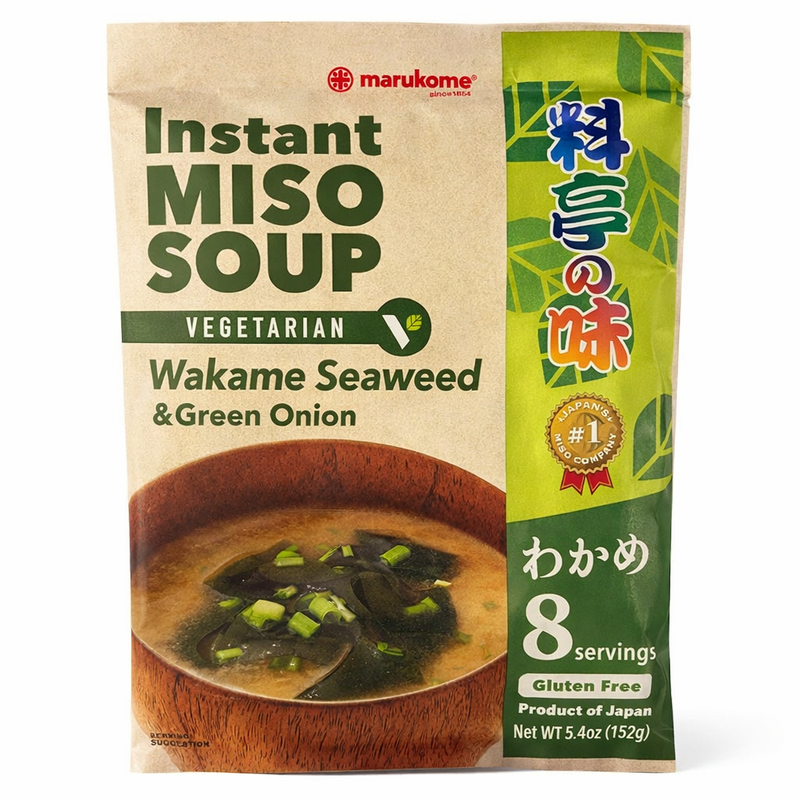 Marukome Miso Soppa med Wakame Sjögräs 152g